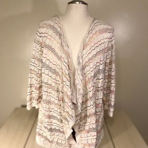 Lane Bryant open front over-piece, size 26/28